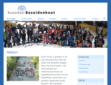 Tablet Screenshot of nutsschoolbezuidenhout.nl